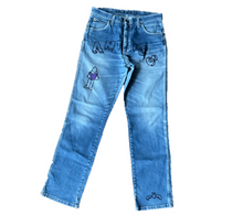 Load image into Gallery viewer, Coldbirds x Antics Hand Painted Jeans