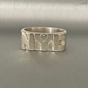 City Emblem Ring Thin